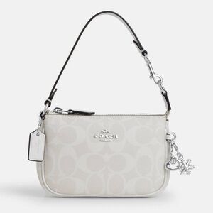 ❗️SOLD❗️nwot Limited edition Coach Nolita 15 pouch Glacial White❄️